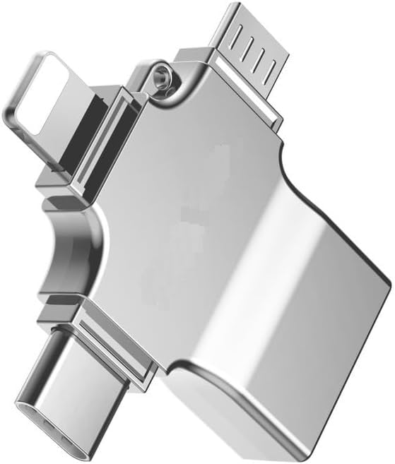 AINE USB OTG Adapter 3in1 USB-A 3.0 Female to Type C/Micro/iPhone Jack Male Compatible with Iphone15 14 13 12 LG Android Accessories for Camera Card Reader Mouse Keyboard Flash Drive (B0DCSYZJ5C) Amazon Price History, Amazon Price Tracker