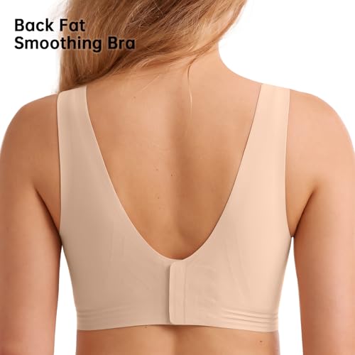 Wireless Full Coverage Bra Back Smoothing Seamless Support and Lift Everyday Bras for Older Women4