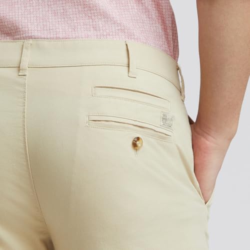 Image of Colorplus Nuvo Fit Cotton Nylon Blend Solid Piece Dyed Pattern Flat Front Casual Trouser