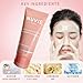Nuvie Beauty Collagen Overnight Peel Off Face Mask with Brush - Hydrating, Enhances Glow & Elasticity, 2.53 fl.oz (1PC)