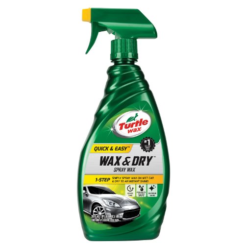 Turtle Wax T-9-6PK 1-Step Wax and Dry, Quick and Easiest Step to High Shine, for Cars, Trucks, Motorcycles and RVs, 26 oz. (Pack of 6)