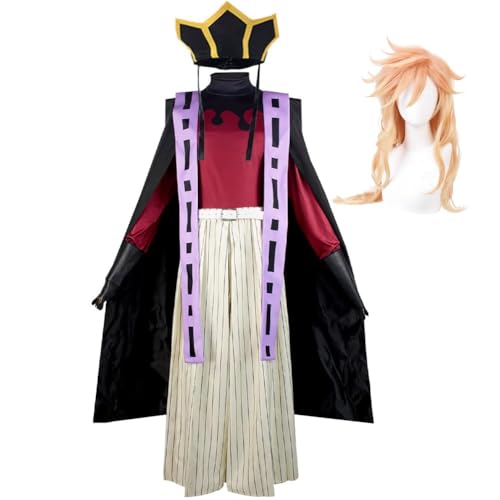 AIYINIY Costume per cosplay, con ventaglio pieghevole, per cosplay, Halloween, personaggio anime, feste di Carnevale, costume per adulti (ouma + parrucca, XS) AIYINIY Costume per cosplay, con ventaglio pieghevole, per cosplay, Halloween, personaggio anime, feste di Carnevale, costume per adulti (ouma + parrucca, XS)