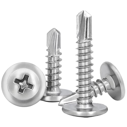 Yiyinoe ZWLS-DJ Edelstahl Blechschrauben 110 Stk