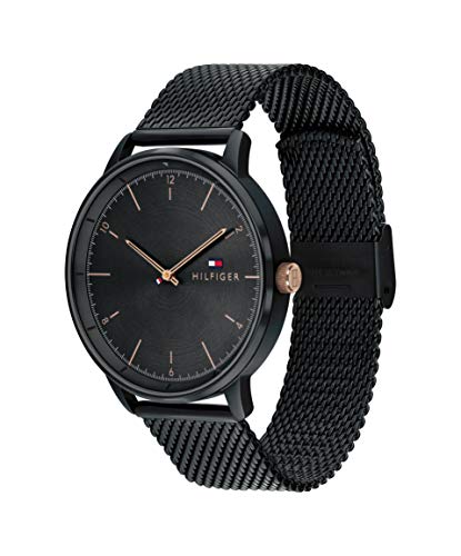 Image of Tommy Hilfiger Quartz Analog Black Dial Watch for Men-NSTH1791845W