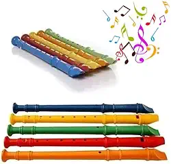 5 Flauta Doce Instrumento Brinquedo Infantil musico infantil