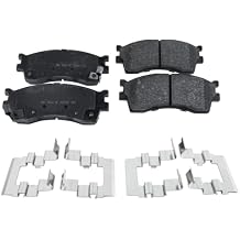 SureStop Brake Pad Set Compatible with Kia Rio 2003-2005, Spectra 2001-2004, Sephia 2001 Front Organic, Production Date From 02/26/2001, Pro-Line Series