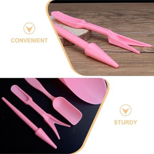 Set de 4 palas para trasplante VICASKY rosa miniatura 5