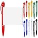 Trandraft 12 Pcs Retractable Pullout Banner Pen Bulk for School Office Ballpoint Pen with Paper Scroll Inside, 6 Colors