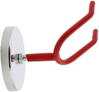 Lauco Magnetic Spray Gun Holder Stand for Gravity Feed Cup HVLP, Spray Booth, Body Shop Wall (Red) (Pack of 1)
