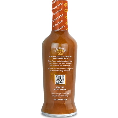 Tabañero Curry Habanero Hot Sauce, 5 oz Small Glass Bottle, Gourmet Spicy Sauce Gift, All Natural, Low Sodium, Made in the USA - Thumbnail 7