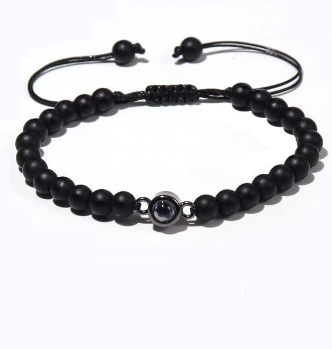 Miniatura 5 de I Love You - Pulseras a juego en 100 idiomas, regalos para parejas para mis hombres, novio, novia, marido, mi amor, alma gemela, prometida, regalo