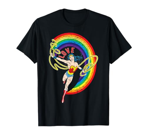 DC Wonder Woman Rainbow Love T-Shirt