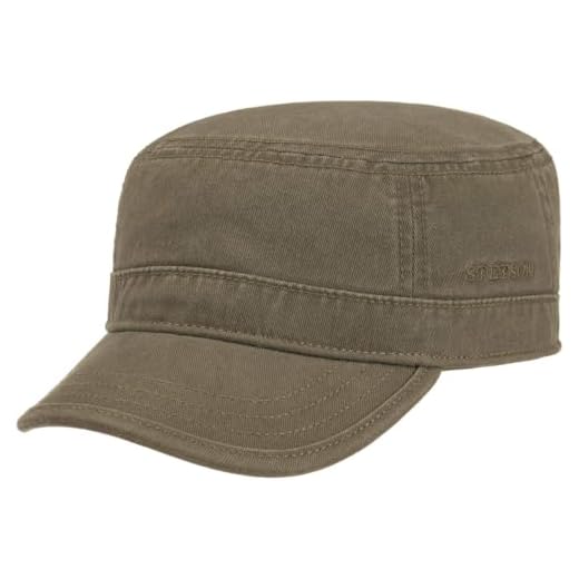 STETSON Casquette Gosper Army Femme/Homme - Urban de Militaire avec visière, fermé à l’arrière Printemps-été - XL (60-61 cm) Olive