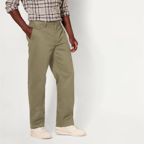 Image of Amazon Essentials Men's Classic-Fit Wrinkle-Resistant Flat-Front Chino Pant (Available in Big & Tall)