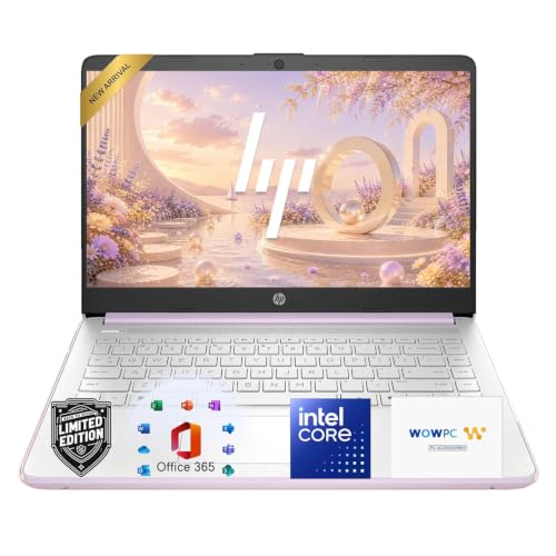 Image of HP 14 inch Laptop, Intel N150 Processor, 4GB DDR5 RAM, 128GB SSD, 1TB Cloud Storage, Windows 11 with Microsoft 365 for Business, Students & Everyday Use, Long Battery Life