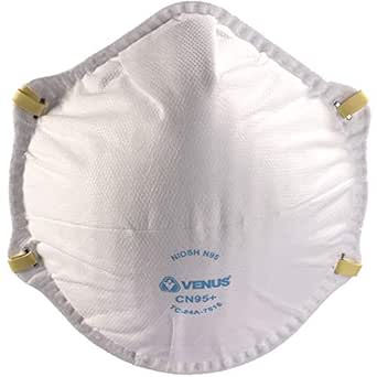 VENUS CN95+ Superior Microfibre Media Convex Respirator with NIOSH N95 ...
