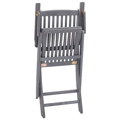 Chaise de jardin pliante en acacia pour vos repas conviviaux