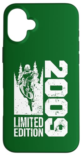 MTB Mountainbike Nacido en 2009 Cumpleaños BTT-Bicicleta Carcasa para iPhone 16 Plus