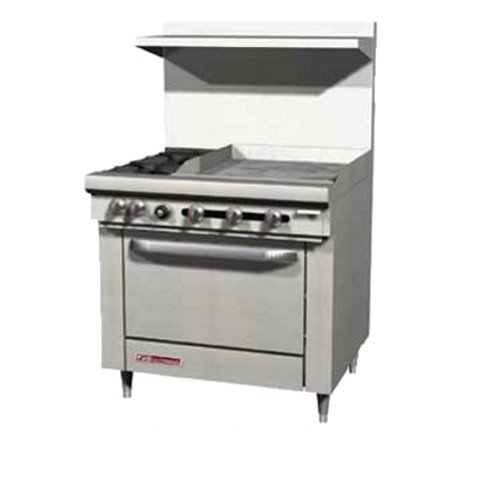 Imperial S36D-2G S-Series 36-inch Restaurant Gas Range