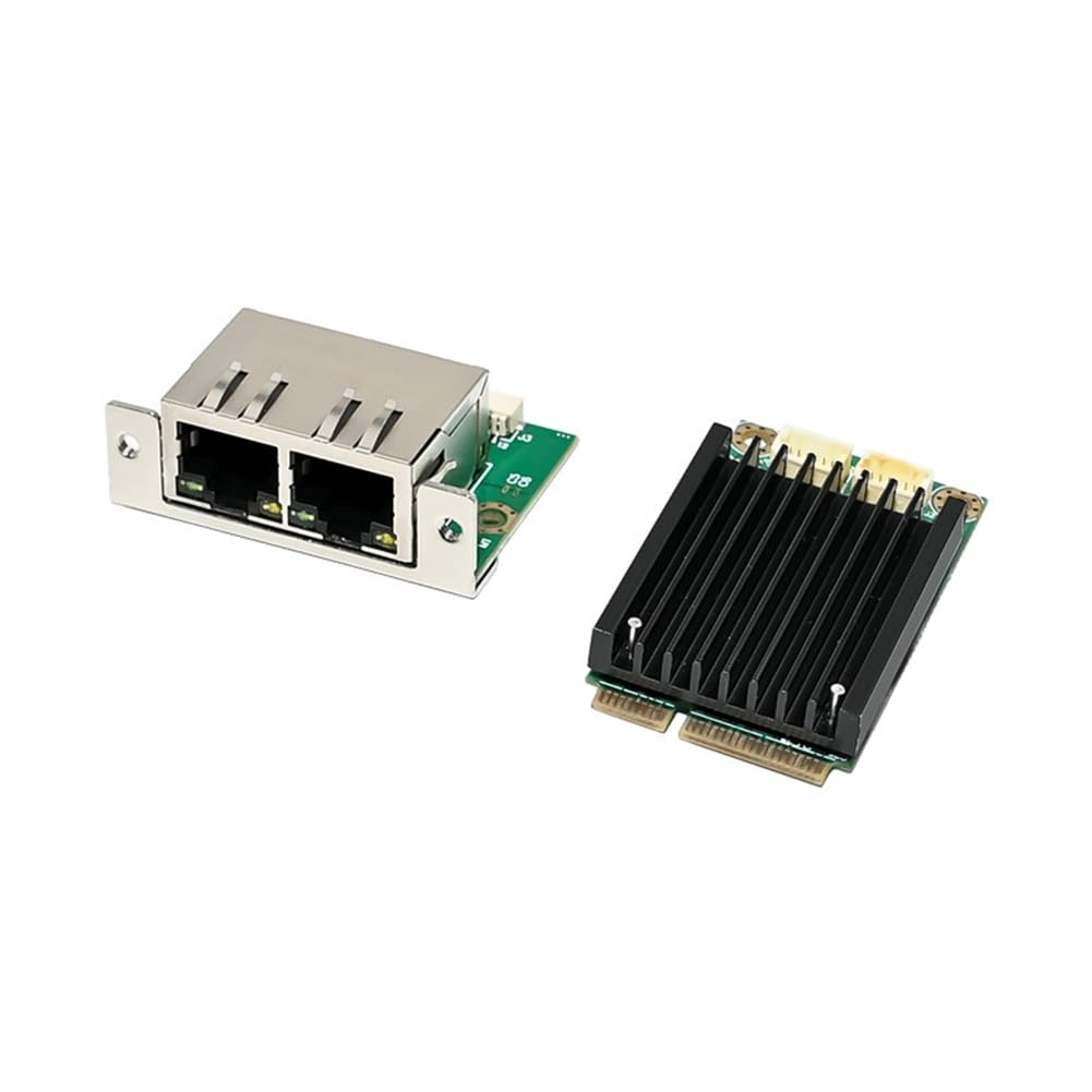 Scheda di Rete Gigabit Dual RJ45 I210-T2 MiniPCIE A RJ45 Adattatore Ethernet per Server NIC Tipo Wired Esterno