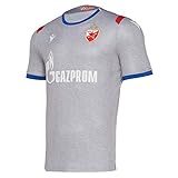 Macron Roter Stern Belgrad 3rd Trikot 19/20 grau RSB Third Shirt Fan Serbien, Größe:M