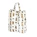 SPOTTED DOG GIFT COMPANY - Grand sac de courses - 100 % coton/PVC/réutilisable - idée cadeau pour femme/ami des animaux - motifs chiens mignons