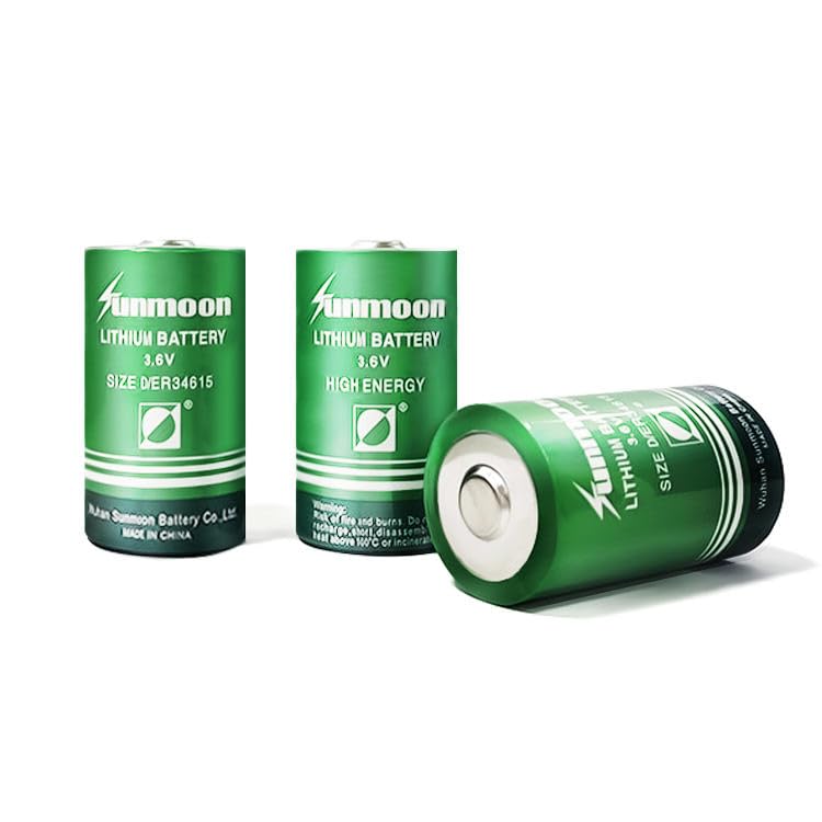 Sunmoon ER34615 D Size Lithium Thionyl Chloride Battery, 3.6V 19000mAh, for Security Remote Control, Home Appliance, Lot Tracking-image-3