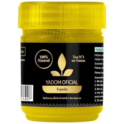 Inhalador Nasal Yadom | Tailandia | Fabricado con Hierbas, Plantas Naturales y Aceite de Mentol | Esencia de Limón con un Efecto Refrescante