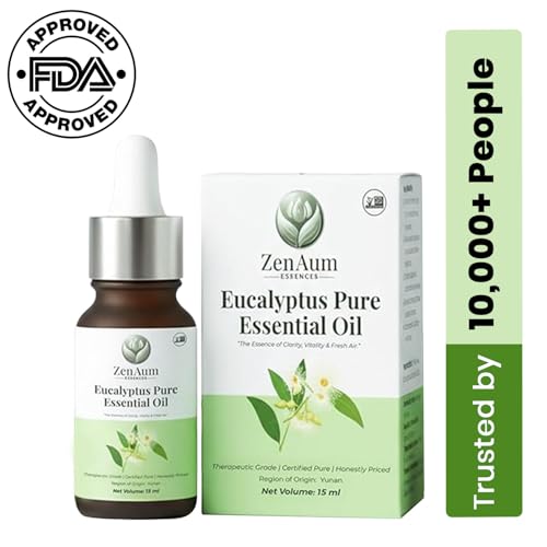 Image of 100% Natural Eucalyptus Therapeutic Grade Essential Oil | 15ml | Respiratory Relief, Muscle Soothing & Aromatherapy | Sourced from Yunan, India | GMP, ISO & IFRA Certified