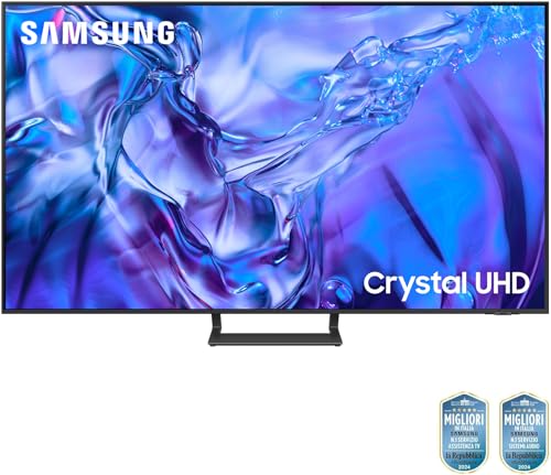 Smart TV Samsung UE75DU8570UXZT Crystal UHD 4K, Smart TV 75" Processore Crystal Processor 4K, Slim Look Design, Q-Symphony e OTS Lite, Compatibile con Bixby, Alexa e Google Assistant, Titan Gray 2024 - Immagine 1