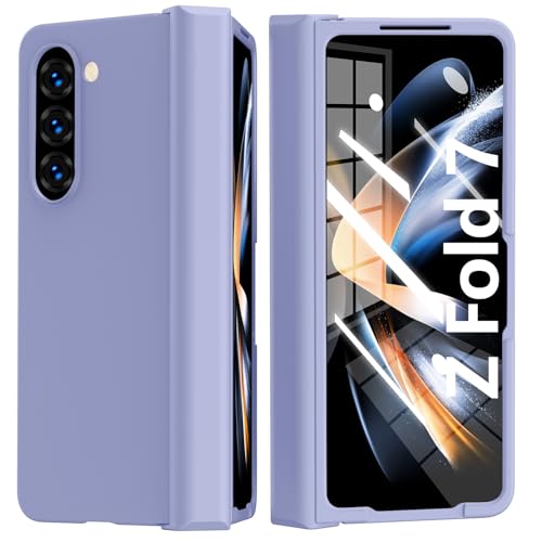 QOUNVYW �Ή� Galaxy Z Fold7 �p �P�[�X SC-56F/SCG34 �p �q���W�ی� �ϏՌ� PC�f�� ���^ �M�����N�V�[ Z �t�H�[���h7 5G �p �J�o�[ �܂��� �n�[�h�P�[�X ���� �|���J�[�{�l�[�g�f�� �V���v�� �y�� �������