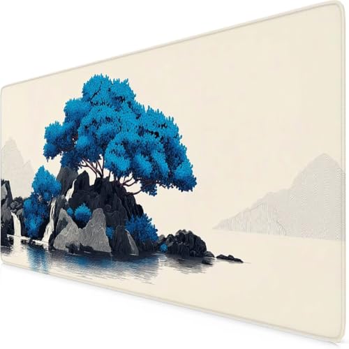 Tapis de souris gaming haute précision à bords cousus pour PC et ordinateur