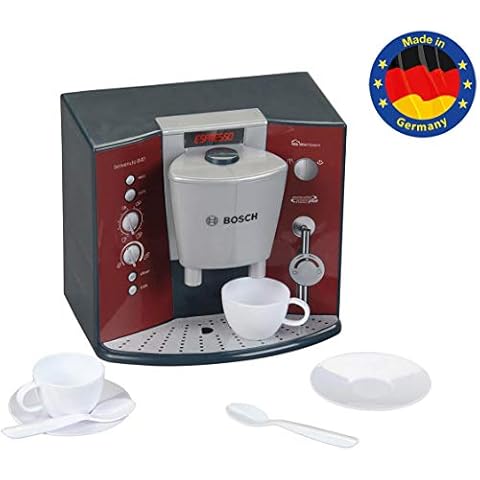 Theo Klein 9569 Bosch Kaffeemaschine mit Sound | Batteriebetriebene Espressomaschine mit realistischen Geräuschen | Spielzeug für Kinder ab 3 Jahren Cover