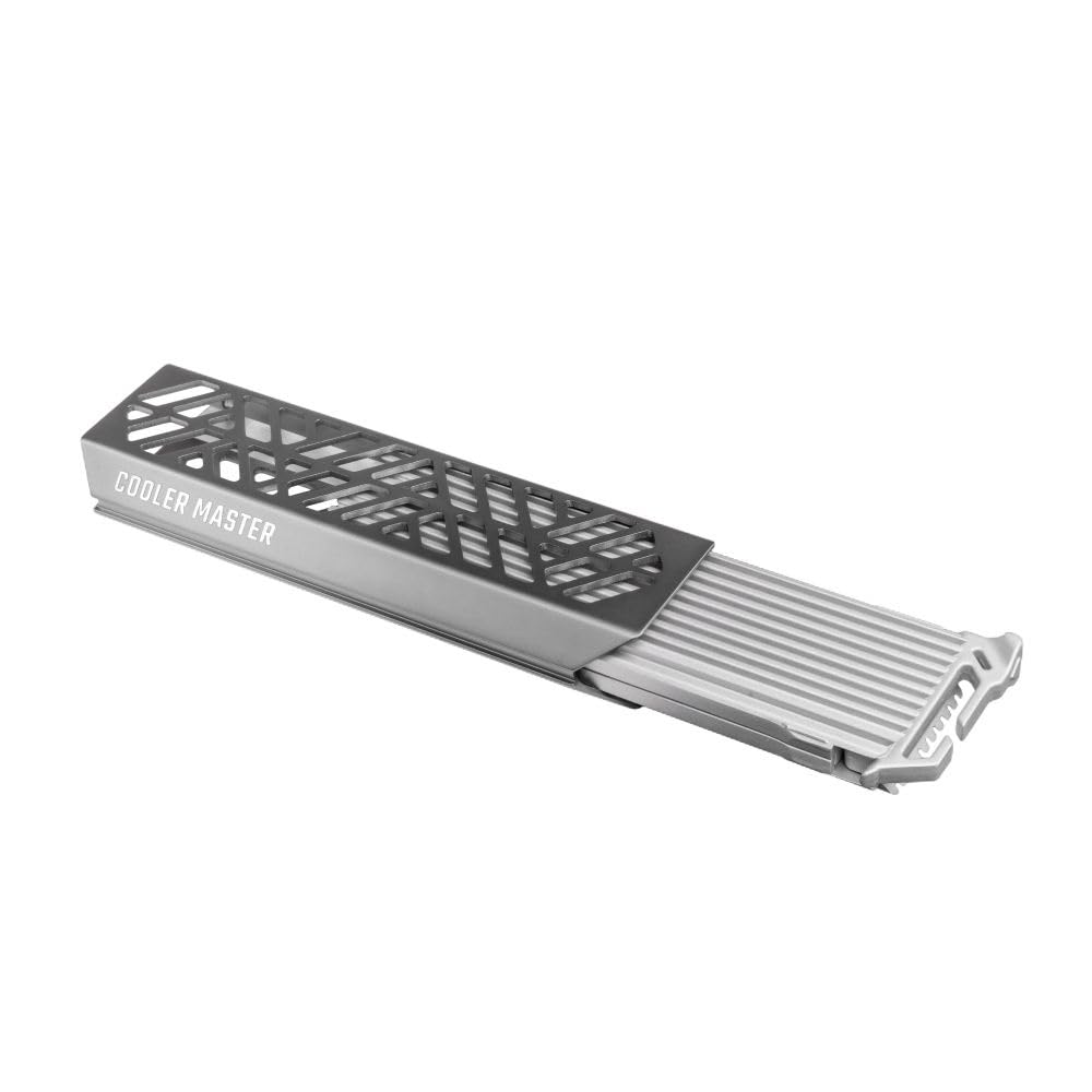 Cooler Master ORACLE AIR – NVME M.2 SSD-Gehäuse, großer Kühlkörper, zweischichtiges Aluminiumgehäuse bis zu 1000 MB/s, werkzeuglos, MOLLE-kompatibel, USB 3.2 Gen 2 Typ-C, für mehrere Plattformen, 130g