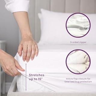 Hygea Dust Mite & Allergen Mattress Protector, Twin Size - Zippered Mattress Encasement - Mattress Cover - Hypoallergenic, Waterproof, Stretchable & Breathable, Premium Quality