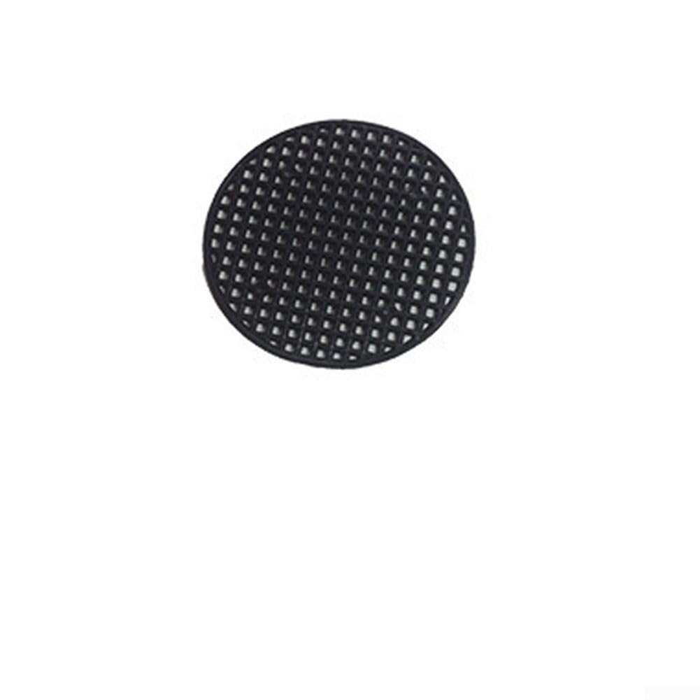 10 Pack Flower Pot Mesh Pads Round Drainage Grid Mats Plastic Pot Hole Covers For Bonsai Soil Retention Discs Ceramic Bottom Guards Black(8.5cm)