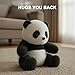 JIEBWCHA Peluche De Oso Panda 21x15x13cm Pandas De Peluche Realista con Movimiento De Abrazo Juguetes De Panda De Peluches Muñeca Suave para Consuelo Emocional Imagen de JIEBWCHA Peluche De Oso Panda 21x15x13cm Pandas De Peluche Realista con Movimiento De Abrazo Juguetes De Panda De Peluches Muñeca Suave para Consuelo Emocional