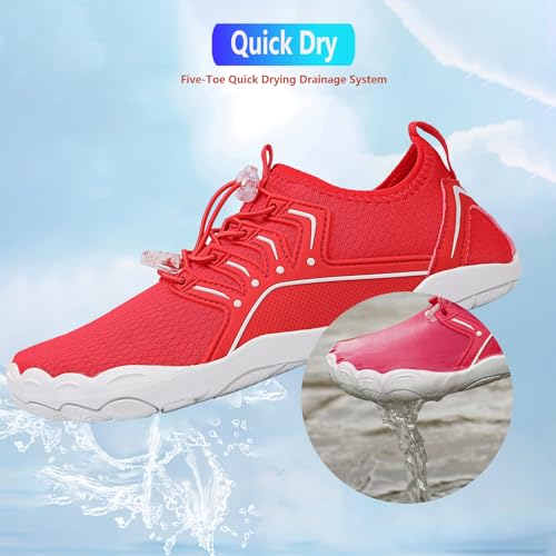Image of Hike Barefoot Shoes Women Men Pro Water Footwear Wide Toe Box Non-Slip Unisex Athletic Outdoor Running Shoes