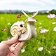 Schädel Schnecke Statue Halloween Garten Ornamente Schädel Skulptur Gothic Kreative Harz Handwerk Dekofigur Schnecke Halloween Schädel Schnecke Statue (Hellbraun)