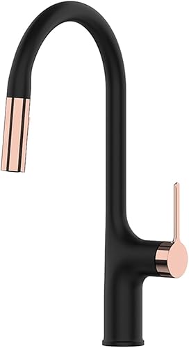 Grifo de cocina montado en la cubierta, grifo mezclador extraíble, pistola de grifo de latón gris, dos funciones, una sola manija, grúa de agua