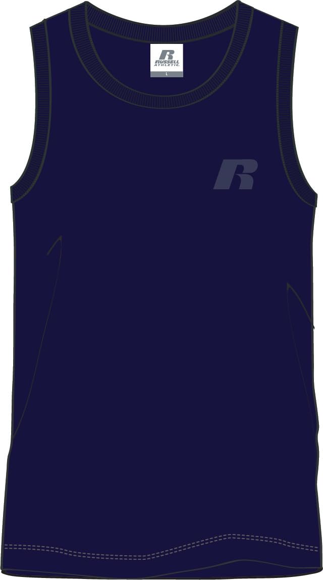 Russell Athletic A20021-NA-190 Singlet Vest Men's Navy Size XL