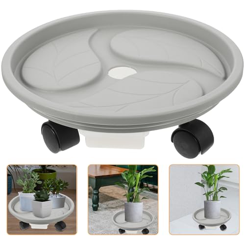 Base de rouleau pour pots de fleurs 30 cm pour déplacer sans effort - 8