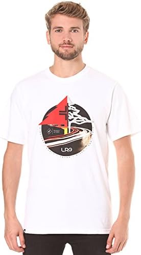 LRG Men's Light Speed T-Shirt, White, Small