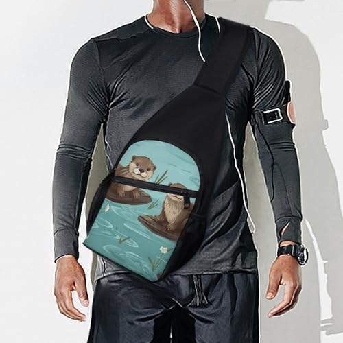 Mochila deportiva ligera para hombro y pecho miniatura 7