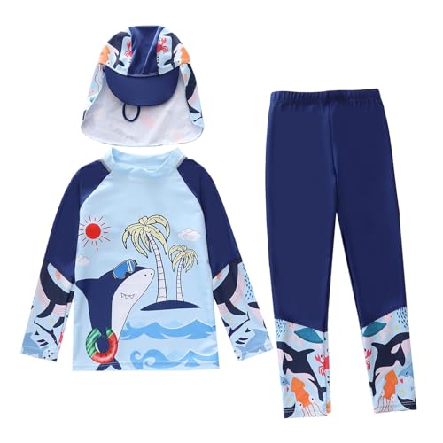 Maillot de bain bébé garçon anti-UV à manches longues de natation