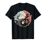 Symbole Yin Yang en fleur de cerisier. Parfait pour tous ceux qui aiment la méditation, les arts martiaux, le yoga, le Tai Chi, ou le Qigong comme les hommes Yin Yang, les femmes Yin Yang et les enfants Yin Yang.