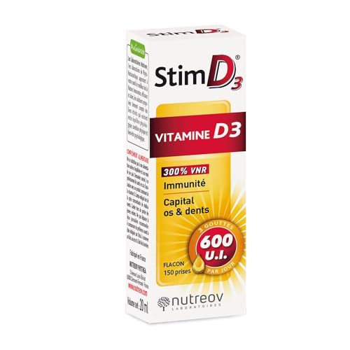 Nutreov Stim D3 Vitamine D3 Immunite Et Capital Os Et Dents 20ml