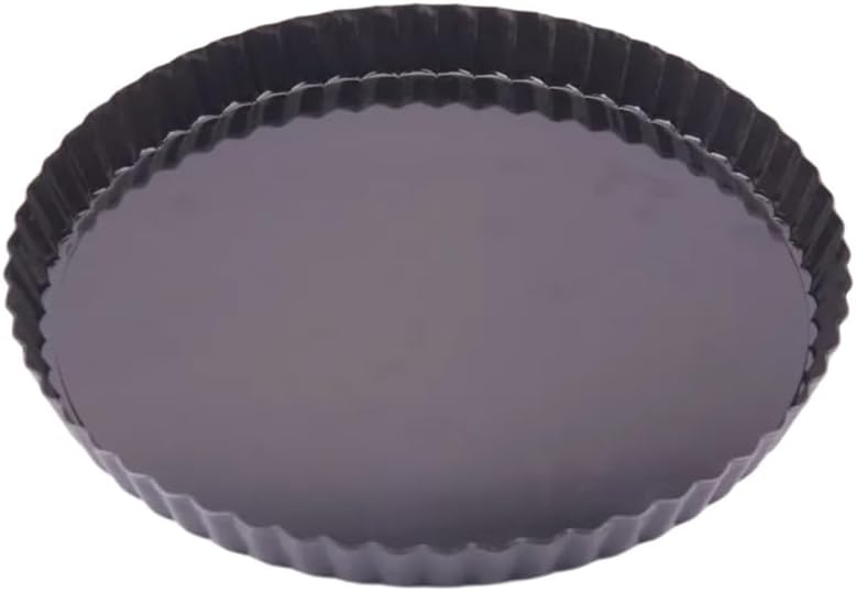 Loose Bottom Quiches Pans Nonstick Heavy Duty Tart Pans Removable Bottom Pie Pans for Pie, Mousses Cake, Dessert