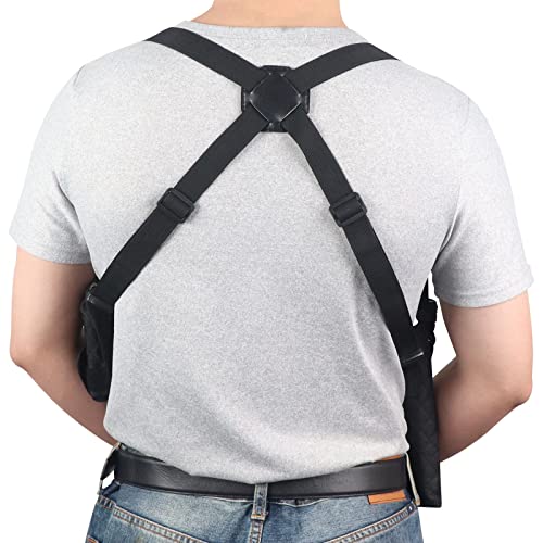 Kosibate Shoulder Holster, Compatible With 1911, 9Mm, G17 G19, Revolver Concealed Carry Gun Holster For Women Men(Black) #TOP6