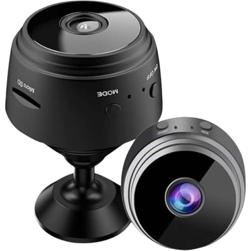 Festberg VivoCam WiFi Mini Kamera 720P HD Drahtloser Video Rekorder Für Wohnmobil LKW Und Anhänger (Schwarz)